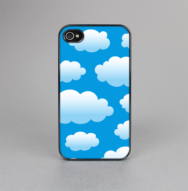 The Cartoon Cloudy Sky Skin-Sert for the Apple iPhone 4-4s Skin-Sert Case