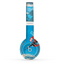 The Cartoon Worm with Machine Gun Irony Skin Set for the Beats by Dre Solo 2 Wireless Headphones
