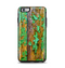 The Chipped Bright Green Wood Apple iPhone 6 Plus Otterbox Symmetry Case Skin Set