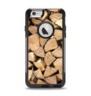 The Chopped Wood Logs Apple iPhone 6 Otterbox Commuter Case Skin Set