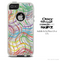 The Color Swirled Skin For The iPhone 4-4s or 5-5s Otterbox Commuter Case