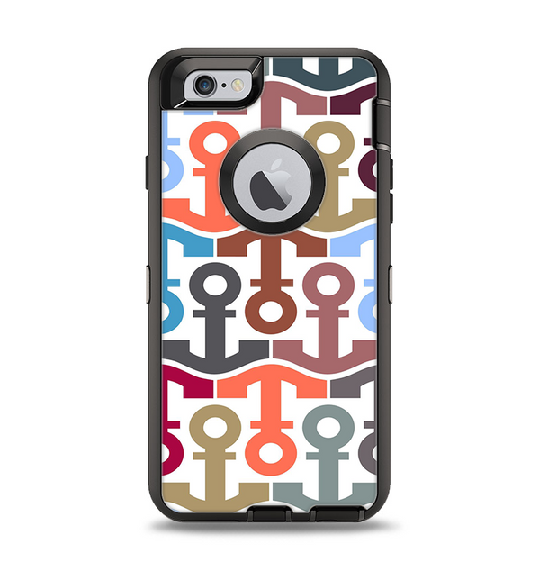 The Color Vector Anchor Collage Apple iPhone 6 Otterbox Defender Case Skin Set