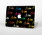 The Colored Vintage Bike Pattern On Black Skin for the Apple MacBook Pro Retina 15"