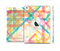 The Colorful Abstract Plaid Intersect Skin Set for the Apple iPad Mini 4
