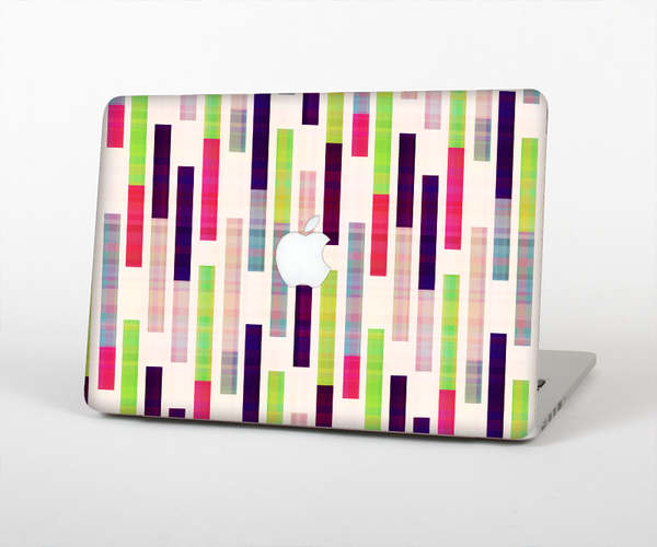 The Colorful Abstract Plaided Stripes Skin for the Apple MacBook Pro Retina 15"