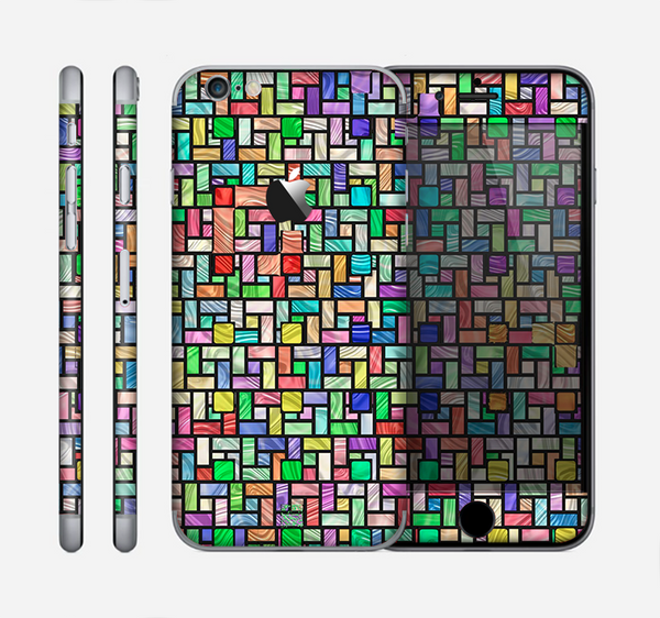 The Colorful Abstract Tiled Skin for the Apple iPhone 6