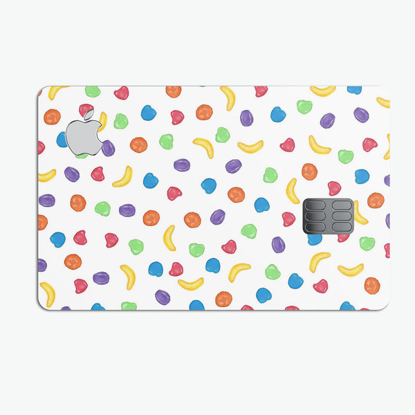 The Colorful Candle Spill  - Premium Protective Decal Skin-Kit for the Apple Credit Card