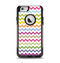 The Colorful Chevron Pattern Apple iPhone 6 Otterbox Commuter Case Skin Set