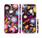 The Colorful Hugged Vector Leaves and Flowers Sectioned Skin Series for the Apple iPhone 6