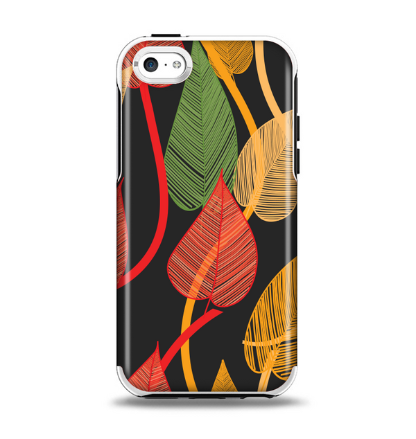 The Colorful Pencil Vines Apple iPhone 5c Otterbox Symmetry Case Skin Set