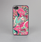 The Colorful Pink & Teal Seamless Paisley Skin-Sert for the Apple iPhone 4-4s Skin-Sert Case