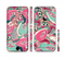 The Colorful Pink & Teal Seamless Paisley Sectioned Skin Series for the Apple iPhone 6