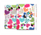 The Colorful Polkadot Hearts Skin Set for the Apple iPad Mini 4