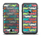 The Colorful Scratched Mustache Pattern Apple iPhone 6/6s LifeProof Fre Case Skin Set