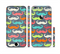 The Colorful Scratched Mustache Pattern Sectioned Skin Series for the Apple iPhone 6