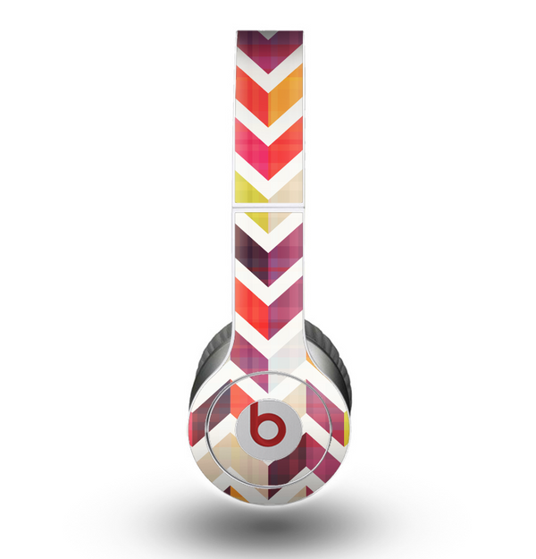 The Colorful Segmented Scratched ZigZag Skin for the Beats by Dre Original Solo-Solo HD Headphones