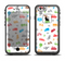 The Colorful Travel Collage Pattern Apple iPhone 6/6s LifeProof Fre Case Skin Set