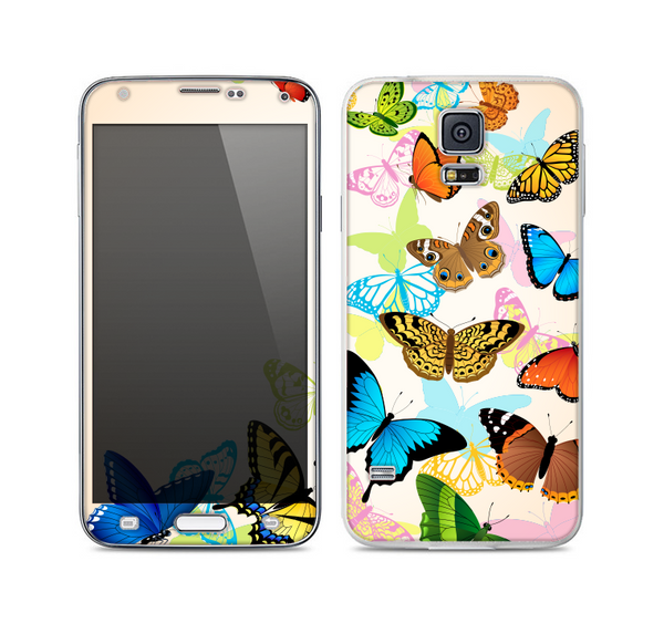 The Colorful Vector Big-Eyed Fish Skin For the Samsung Galaxy S5