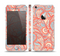 The Coral Abstract Pattern V34 Skin Set for the Apple iPhone 5