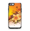 The Coral Colored Floral Pelical Apple iPhone 6 Otterbox Symmetry Case Skin Set