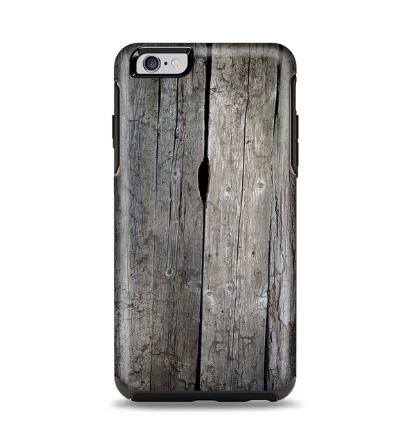 The Cracked Wooden Planks Apple iPhone 6 Plus Otterbox Symmetry Case Skin Set