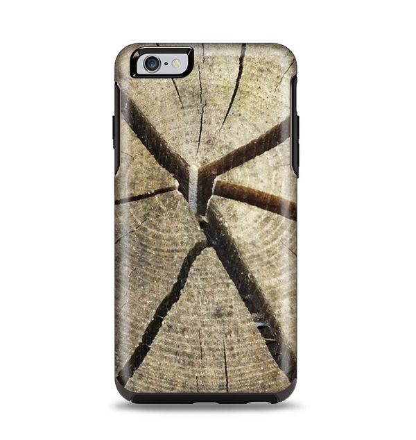 The Cracked Wooden Stump Apple iPhone 6 Plus Otterbox Symmetry Case Skin Set