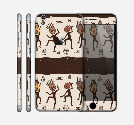 The Dancing Aztec Masked Cave-Men Skin for the Apple iPhone 6 Plus
