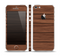 The Dark-Grained Wood Planks V4 Skin Set for the Apple iPhone 5