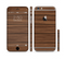 The Dark-Grained Wood Planks V4 Sectioned Skin Series for the Apple iPhone 6