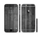 The Dark Black WoodGrain Sectioned Skin Series for the Apple iPhone 6 Plus