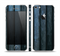 The Dark Blue Washed Wood Skin Set for the Apple iPhone 5