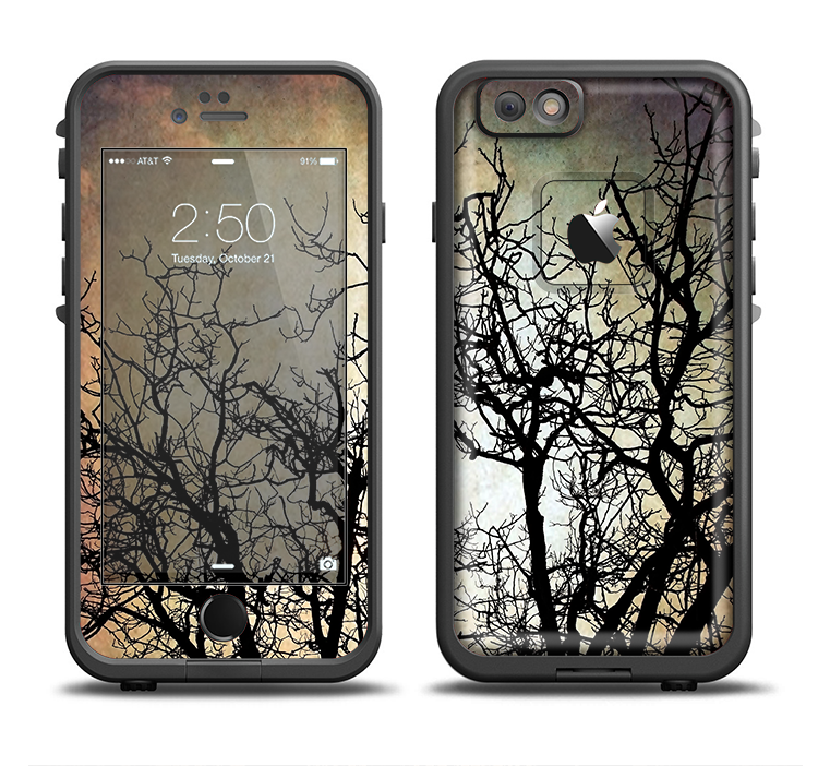 The Dark Branches Bright Sky Apple iPhone 6/6s Plus LifeProof Fre Case Skin Set