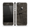 The Dark Cracked Wood Stump Skin Set for the Apple iPhone 5