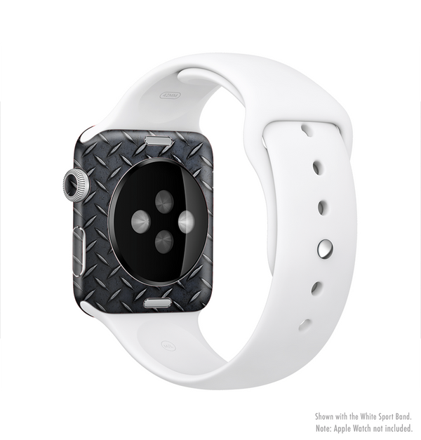 The Dark Diamond Plate Full-Body Skin Kit for the Apple Watch