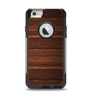 The Dark Heavy WoodGrain Apple iPhone 6 Otterbox Commuter Case Skin Set