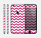 The Dark Pink & White Chevron Pattern V2 Skin for the Apple iPhone 6