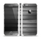 The Dark Vector Horizontal Wood Planks Skin Set for the Apple iPhone 5