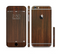 The Dark Walnut Stained Wood Sectioned Skin Series for the Apple iPhone 6