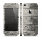 The Dark Washed Wood Planks Skin Set for the Apple iPhone 5