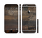 The Dark Wooden Worn Planks Sectioned Skin Series for the Apple iPhone 6 Plus