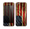 The Dark Wrinkled American Flag Skin for the Apple iPhone 5