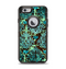 The Delicate Abstract Green Pattern Apple iPhone 6 Otterbox Defender Case Skin Set