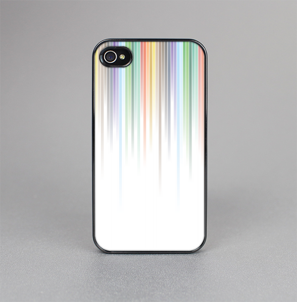 The Faded Pastel Color-Stripes Skin-Sert for the Apple iPhone 4-4s Skin-Sert Case