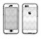 The Faded White Zigzag Chevron Pattern Apple iPhone 6 Plus LifeProof Nuud Case Skin Set