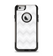 The Faded White Zigzag Chevron Pattern Apple iPhone 6 Otterbox Commuter Case Skin Set