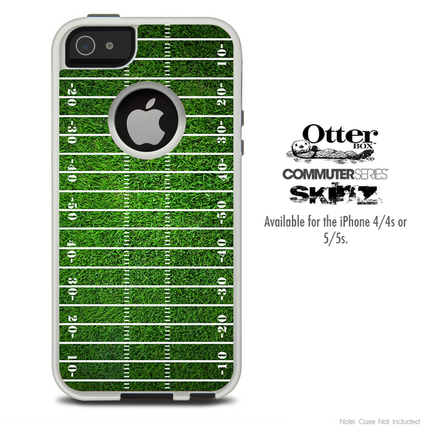 The Football Field Skin For The iPhone 4-4s or 5-5s Otterbox Commuter Case
