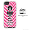 What Does The Fox Say Red Chevron Skin For The iPhone 4-4s or 5-5s Otterbox Commuter Case