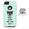 What Does The Fox Say Green Chevron Skin For The iPhone 4-4s or 5-5s Otterbox Commuter Case