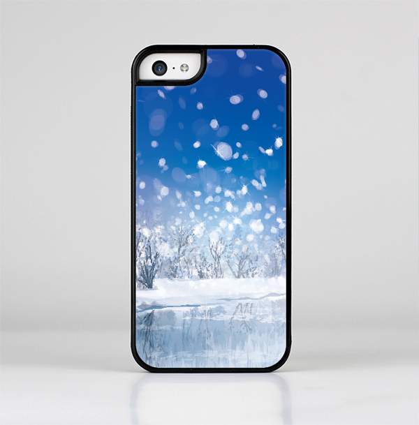 The Frozen Snowfall Pond Skin-Sert for the Apple iPhone 5c Skin-Sert Case