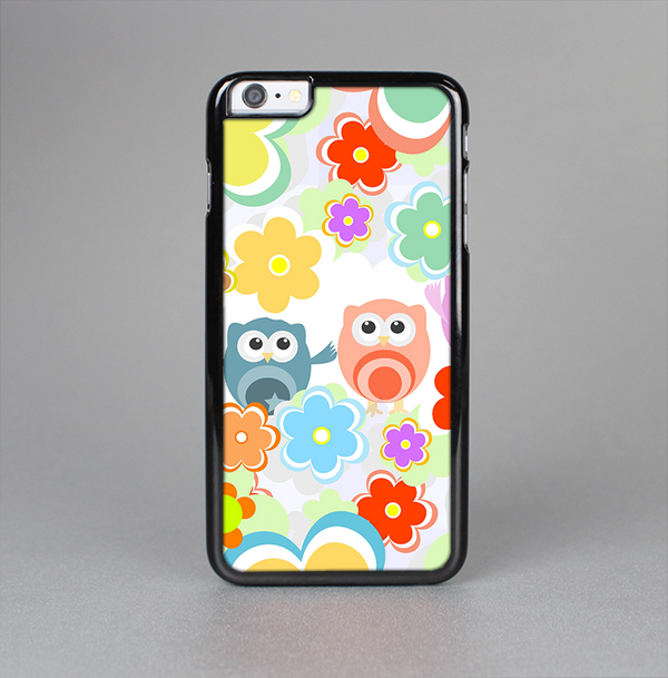 The Fun-Colored Cartoon Owls Skin-Sert for the Apple iPhone 6 Skin-Sert Case